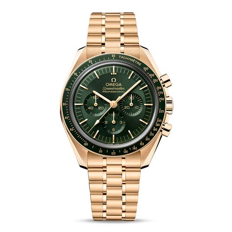 omega speedmaster moonshine gold|men gold chronograph watch automatic.